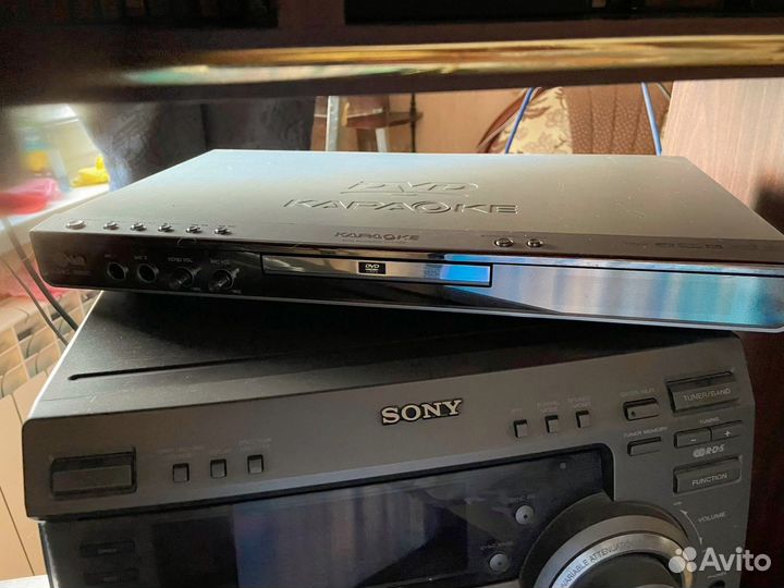 Музыкальный центр, колонки, dvd, караоке