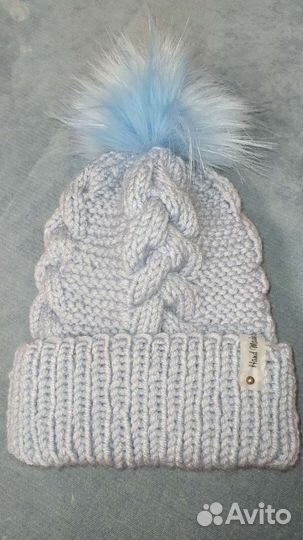 Шапка снуд вязанный