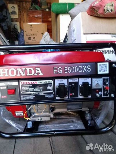 Генератор бензиновый honda eg 5500cxs