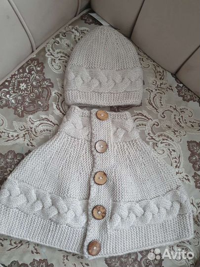 Комплект шапка и шарф женский