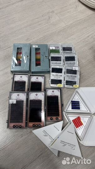 Ресницы для наращивания цветные