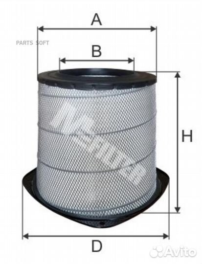M-filter A511 фильтр воздушный 416-330/202 \Volvo