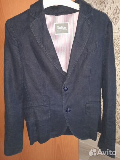 Gulliver Пиджак 152 Рубашка 140