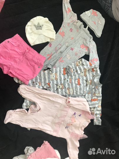 Одежда для новорожденных пакетом 56-62