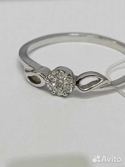 Золотое кольцо с бриллиантами. Арт.16