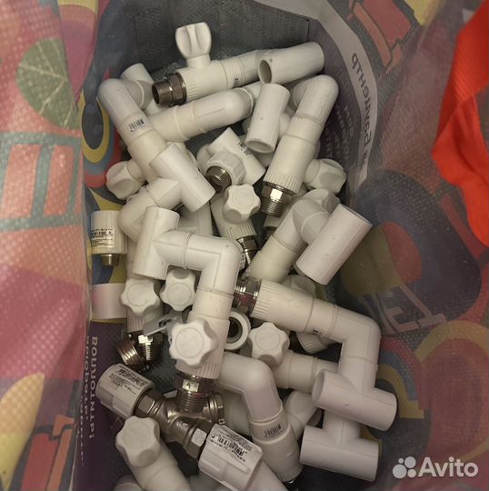 Полипропиленовые фитинги 20 кг одним лотом
