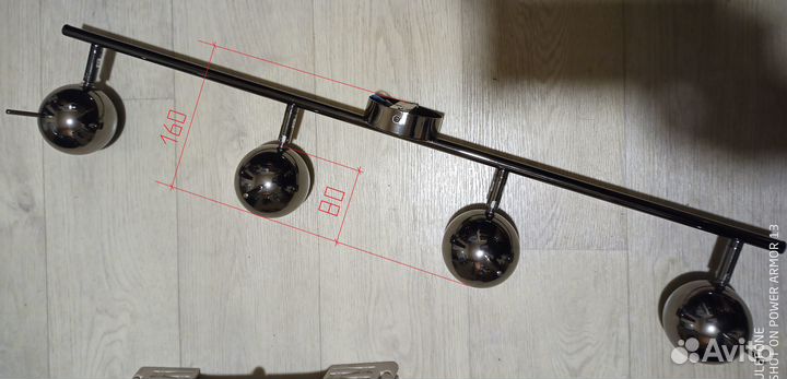 Светильник спот Lamplandia Naomy на 4 лампы GU10