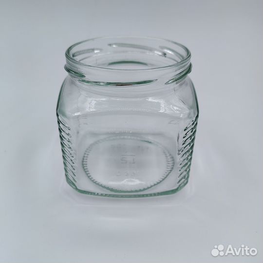 Стеклобанка 0,39 л. ТО-82 куб