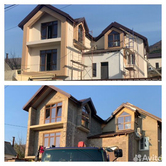 Фасад, перекраска,утепление, отделка, короед