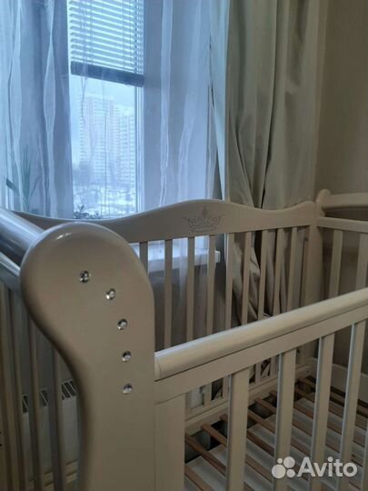 Детская кроватка Лучик + Матрас