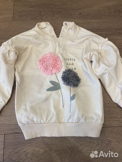Свитшот для девочки 86 92 98 hm