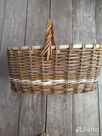 Корзина плетёная большая 55 на 40 см