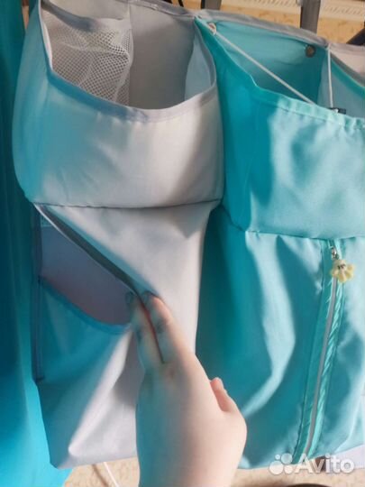 Органайзер на кроватку, карманы подвесные, холдер