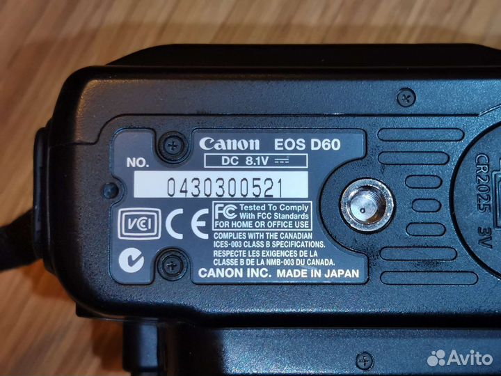 Фотоаппарат Canon EOS D60