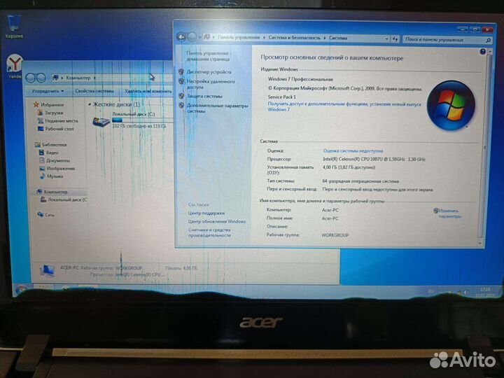 Нетбук acer aspire v5-131