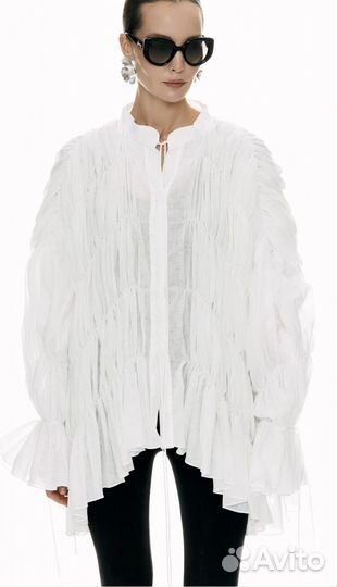 Рубашка блуза белая