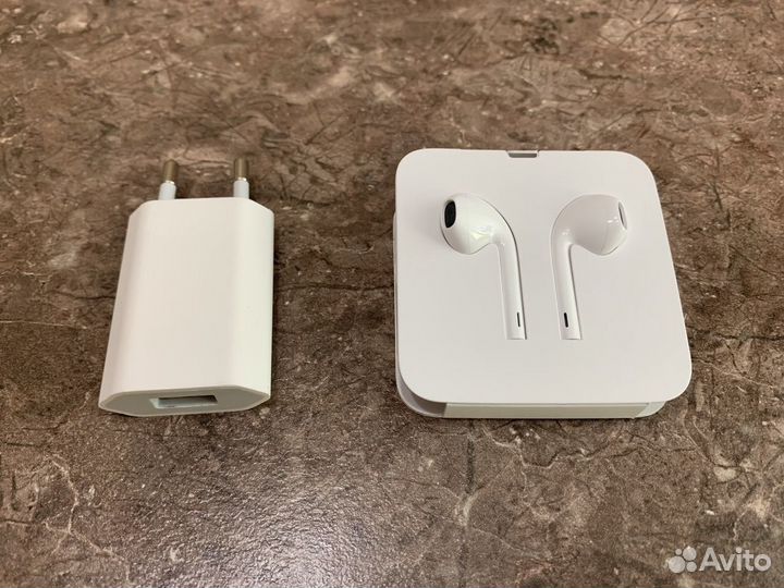 Earpods + зарядный блок