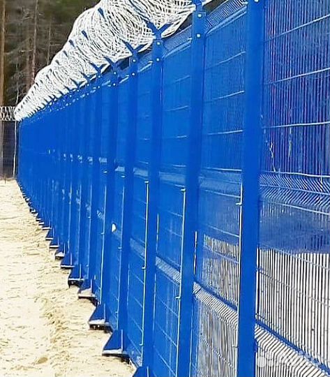 Сетка для забора 3d