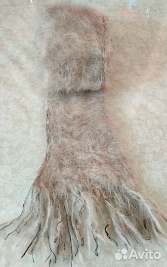 Шарф из собачьего пуха