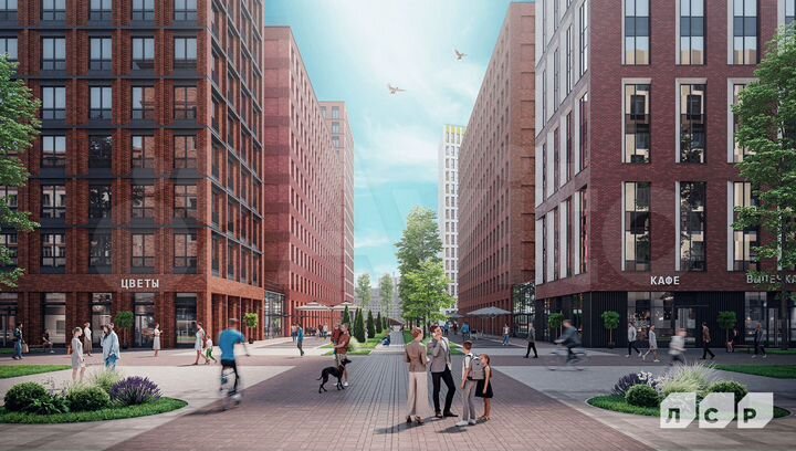 2-к. квартира, 45,4 м², 10/15 эт.