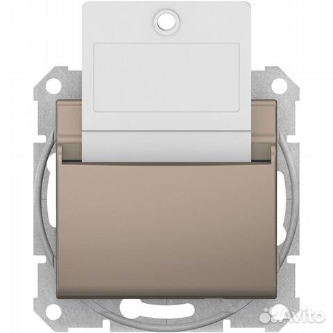 Выключатель Schneider Electric Sedna карточный. Ти