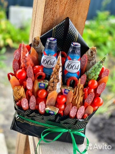 Мужские букеты съедобные