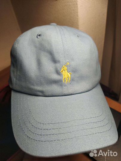 Кепка polo ralph lauren голубая