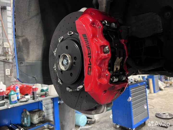 Передние тормозные диски C63S AMG W205