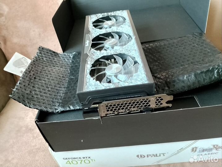 Видеокарта rtx 4070 Ti Palit GameRock