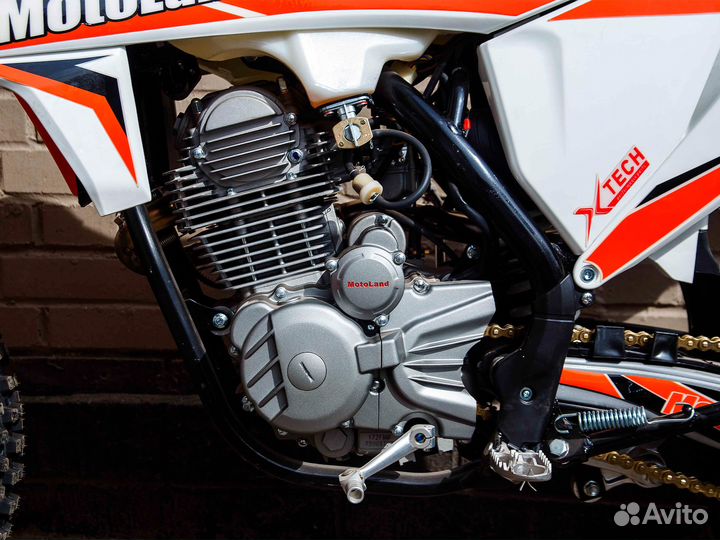 Мотоцикл эндуро Motoland SX250 оранжевый