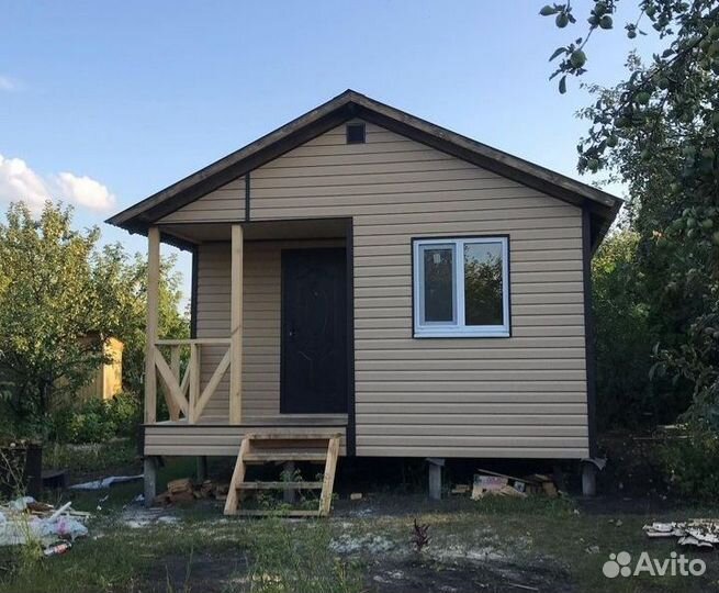 Каркасная баня для дачи