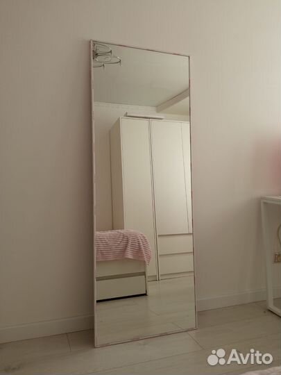 Новое настенное зеркало белое 160x60