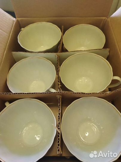 Чайный сервиз сирень дулево новый