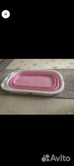 Ванночка для купания складная с матрасиком