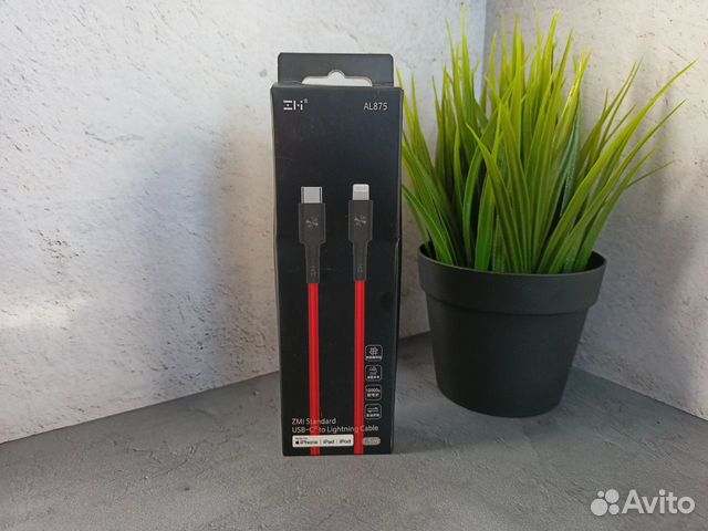 Кабель Type-C/Lightning ZMI 150см MFI 18W PD (Red)