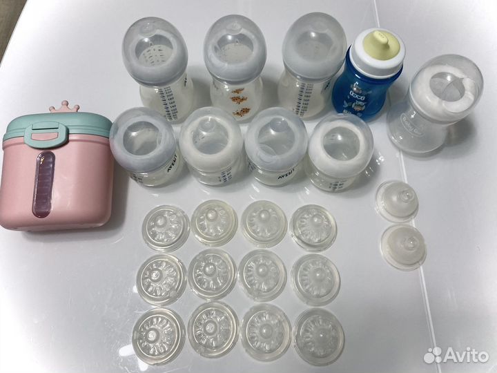 Бутылочки и соски avent