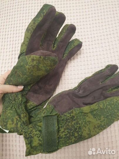 Перчатки камуфлированные Цифра