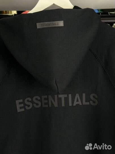 Зип худи essentials черный S M L XL