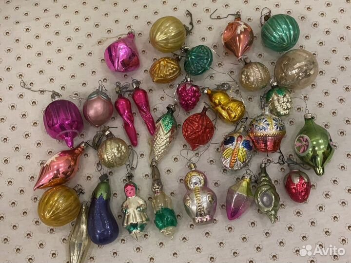 Елочные игрушки СССР