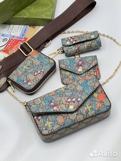 Сумка набор gucci