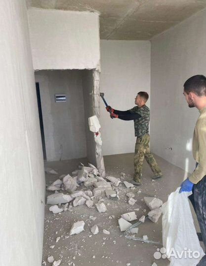 Демонтажные работы в квартирах демонтаж домов снос