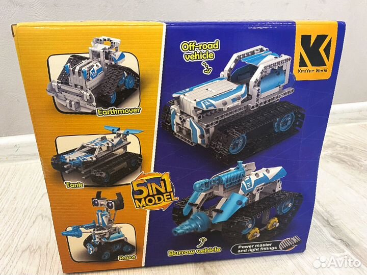 Новый Конструктор робот на радиоуправлении 5 в 1
