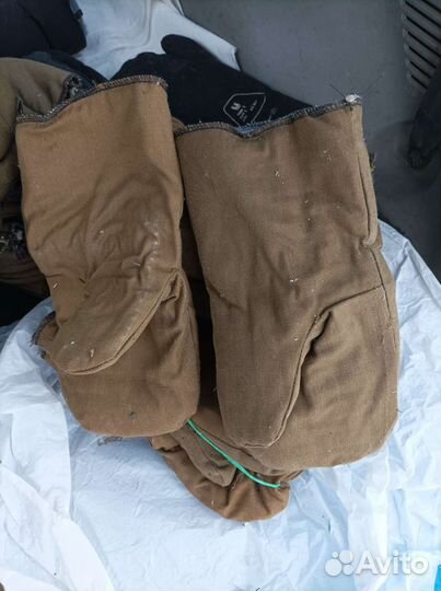 Рукавицы ватные