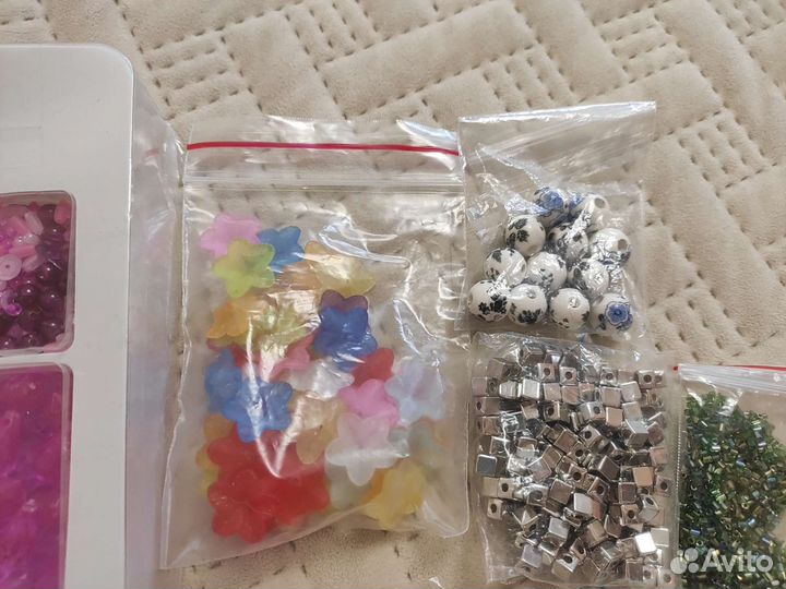 Набор для детского творчества, бисер, бусины