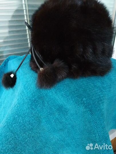 Женская норковая шапка