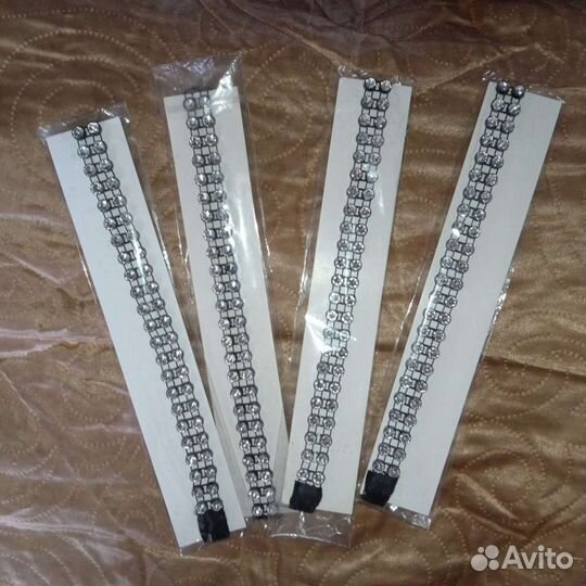 Резинки для волос со стразами