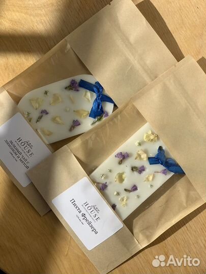 Аромасаше из соевого воска в наличии