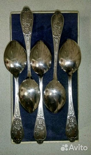 Ложки мельхиор с серебрением СССР