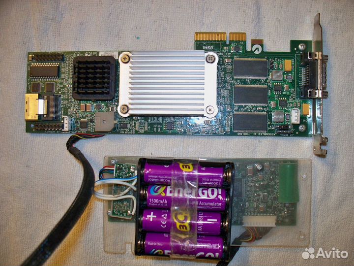 LSI SAS 8344elp + bbu PCI-E