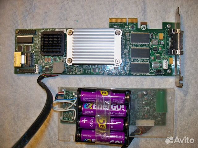 LSI SAS 8344elp + bbu PCI-E